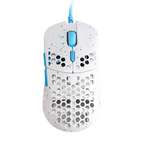 HK Gaming Mira M Ultra Ligero Honeycomb Shell Wired Gaming Mouse – 6 botones – 2.1 oz (63 g) (Medio | Mira-M, Massalia)