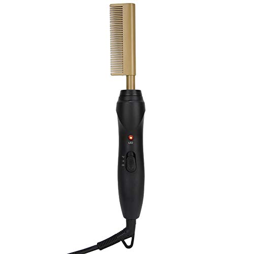 Hot Comb, Hot Comb-Comb Curling Enderezadora Dua para cabello Alisador eléctrico