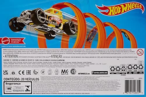 Hot Wheels - Pack De 20 Vehículos con Embalaje de Cartón, Coches de Juguete (Modelos Surtidos) (Mattel DXY59)