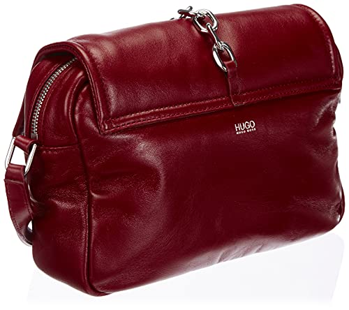 HUGO Kara Saddle-GC, Bolsa de Noche para Mujer, Dark Red602, Einheitsgröße