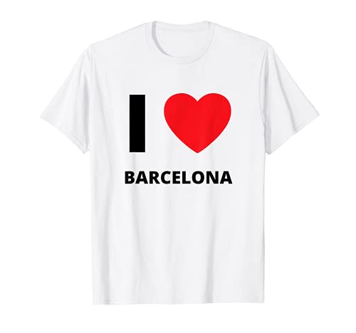 I Love Barcelona - Travel Tourist Camiseta