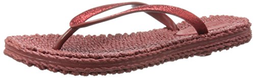 ILSE JACOBSEN Cheerful01 - Chanclas de caucho para mujer, color 23-wine, talla 41