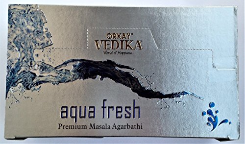 Incienso Orkay - Vedika Aqua Fresh - 12 cajas de 15 varillas