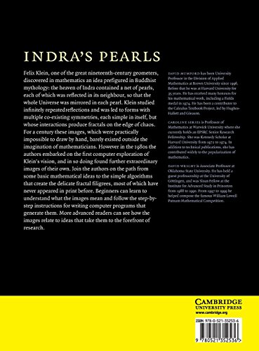 Indra'S Pearls: The Vision of Felix Klein