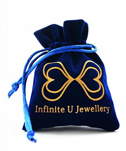 Infinite U - Collar ajustable con símbolo de infinito y texto «forever» en plata fina 925
