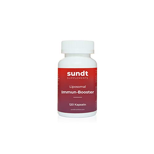 Inmuno-Booster liposomal en cápsulas para un refuerzo inmunológico extra - 120 cápsulas - 60 aplicaciones - Sin OGM - Hecho en la UE - Sundt Nutrition® Suplemento alimenticio