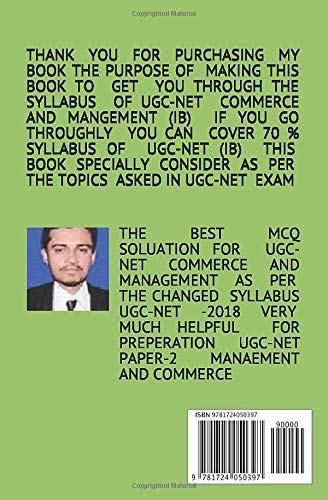 INTERNATIONAL BUSINESS -  MULTIPLE  CHOICE  QUESTION -FOR  COMMERCE AND  MANAGEMENT  UGC-NET  2018: SPECIALLY DESIGN   FOR    UGC-NET  ASPIRANTS  THE QUESTION  IS  TAKEN  FROM EACH  TOPIC (IB)