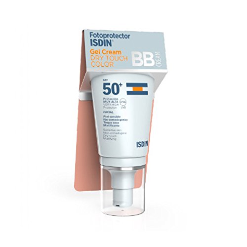 Isdin Fotoprotector Gel BB Crema Viso Tocco seco Multicolor SPF50 + 50 ml