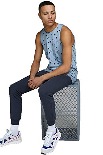 Jack & Jones Jjigordon Jjshark Sweat Pants Viy Noos Pantalones de Deporte, Azul (Navy Blazer Navy Blazer), W (Tamaño del Fabricante: L) para Hombre