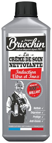 Jacques Briochin - Crema vitrocerámica para inducción y acero inoxidable, 500 ml, lote de 2