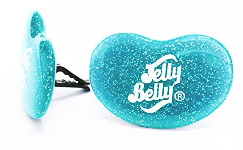 Jelly Belly® - Ambientador de coche doble para los conductos de ventilación con fragancia de mandarinas picantes y frambuesas azul - 30 días de duración