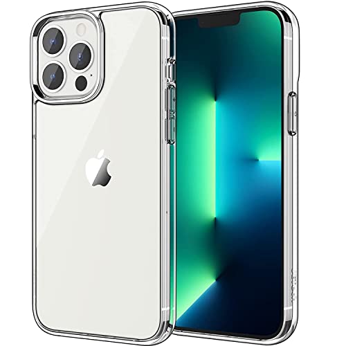 JETech Funda Compatible con iPhone 13 Pro MAX 6,7 Pulgadas, Carcasa de Parachoques Prueba Golpes, Respaldo Transparente Antiarañazos (HD Clara)