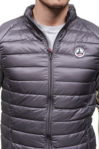 JOTT TOM Down Jacket Vest, Anthracite, M para Hombre