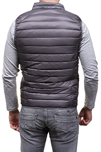 JOTT TOM Down Jacket Vest, Anthracite, M para Hombre