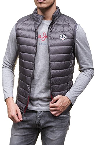 JOTT TOM Down Jacket Vest, Anthracite, M para Hombre