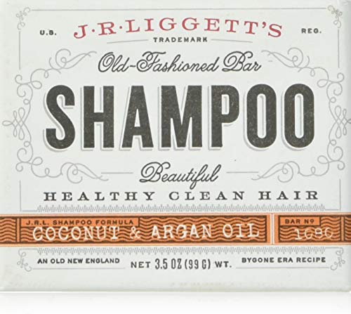 J.R. Liggett's, Shampoo Bar, Virgin Coconut & Argan Oil, 3.5 oz (99 g)