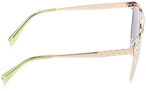 Just Cavalli JC750S-30Q Gafas de Sol, Shiny Gold/Mirror Green, 56 para Mujer