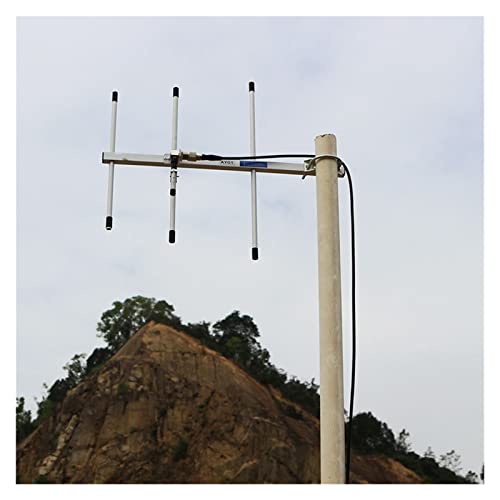 JUSTYAOFENG Repetidor de Refuerzo de señal yagi Antena Uhf430-450m HZ High Gain 7dbd SO239 Conector Yagi Gamma Antena Ajuste for Walkie Talkie Antena