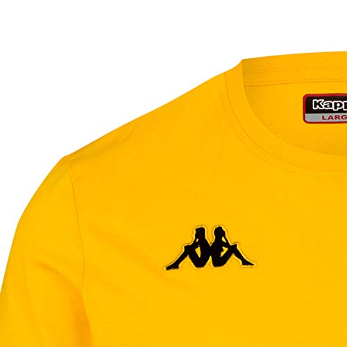 Kappa Meleto Camiseta, Hombre, Amarillo, 4XL