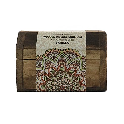 Karma Scents Caja de Incienso Hecha a Mano con 10 Conos de Incienso Karma