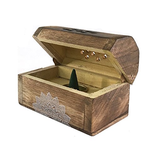 Karma Scents Caja de Incienso Hecha a Mano con 10 Conos de Incienso Karma