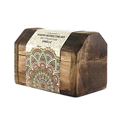 Karma Scents Caja de Incienso Hecha a Mano con 10 Conos de Incienso Karma