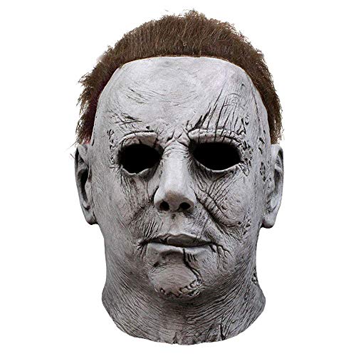 KELAND Máscara de Michael Myers Halloween Mask Carnaval Horror Cosplay Disfraz (Gris)