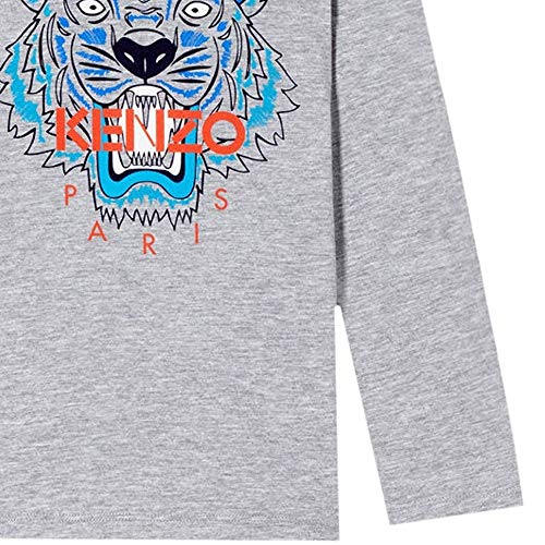 Kenzo Camiseta Tiger JB 2 Gris 12A Gris