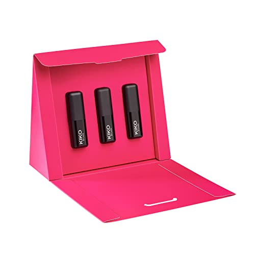 KIKO Milano Smart Fusion Lipstick Kit 02 | Kit De Labios Con 3 Labiales De Acabado Luminoso