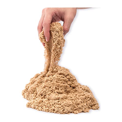 Kinetic Sand Arena mágica Kinetic de Suecia, marrón Natural, 1 kg, conocida por guarderías, a Partir de 3 años, Color no se Puede aplicar. (Spin Master 6060998)