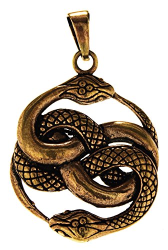 Kiss of Leather - Colgante de serpiente de bronce n.º 135