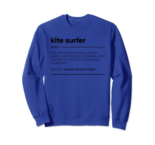 Kite Surfer Definición divertida Sudadera