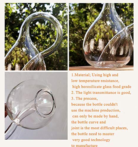 Klein Bottle Colorida botella luminosa Klein modelo espacial de cuatro dimensiones, Magic Jarrón Nunca se llenará de agua experimento científico, espacio de enseñanza en la oficina, un regalo