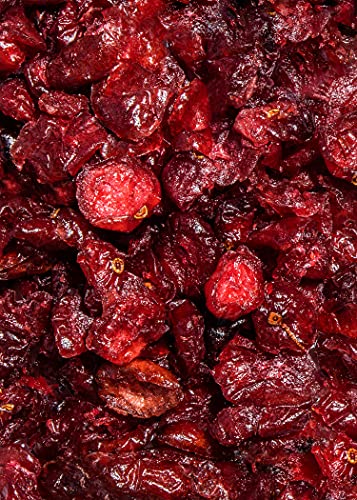 KoRo - Arándanos rojos endulzados con jarabe de piña 1 kg - Sin aditivos artificiales - ideal como aperitivo o en el muesli