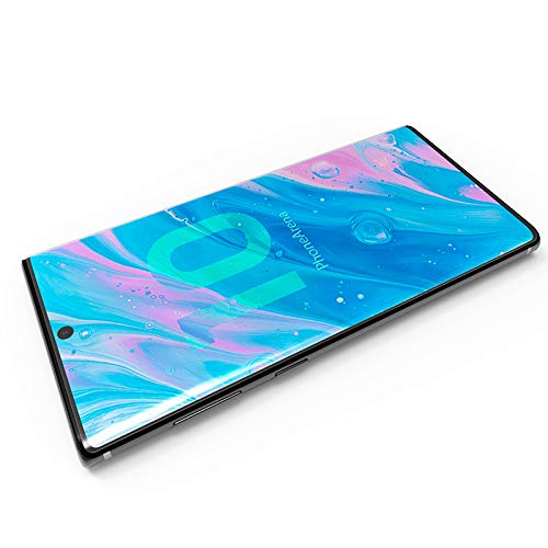 KSTORE365 Cristal Templado para Samsung Galaxy Note 10, Protector De Pantalla, Vidrio Templado, Kit UV, 3D Curvo para Samsung Galaxy Note 10