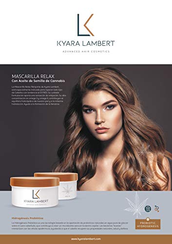 Kyara Lambert - Pack Relax | ACEITE de SEMILLA de CÁÑAMO | Tratamiento Relajante Extracto de Cáñamo y Omega 3 y 6 | Reparador Profesional con Activos Naturales. 400ml y 280ml