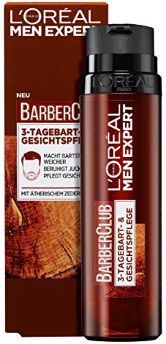 L 'Oréal Men expert Barber Club de 3 días de y cuidado facial, 3 Pack (3 x 50 ml)