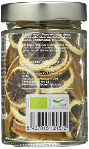 La Abuela Carmen Limón negro en rodajas ecológico 40gr