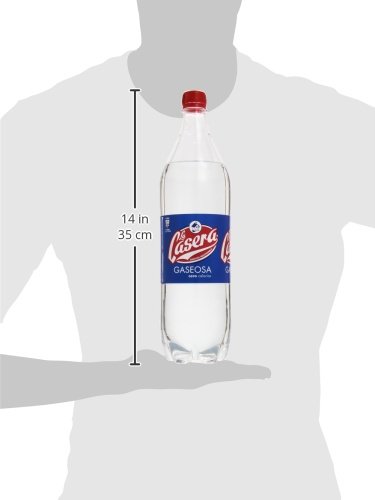 La Casera® Gaseosa, El Refresco Ligero, con Cero Azúcares y Cero Calorías - Botella 1,5L