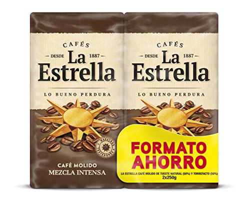 LA ESTRELLA Café Molido Mezcla Intensa 2x250g