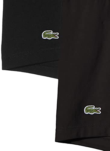 Lacoste 5H3389 Boxer Corto para Hombre, Noir, XXL (Pack de 3)