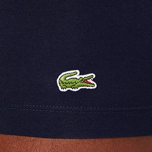 Lacoste 5H3401 Boxer Corto para Hombre, Marine/Vert-Rouge-Marine, L (Pack de 3)