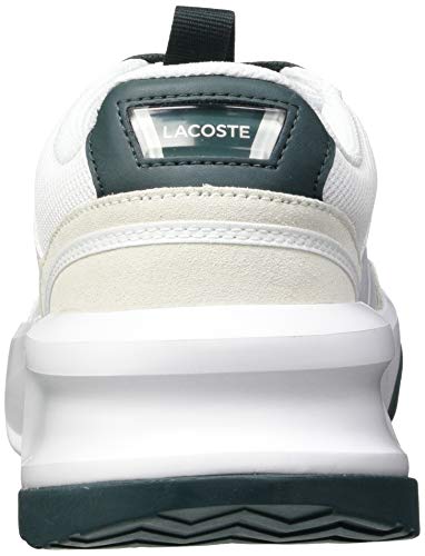 Lacoste Ace Lift 0120 2 SMA, Zapatillas Hombre, Wht/Dk Grn, 40 EU