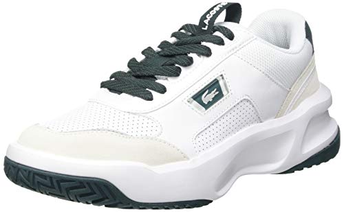 Lacoste Ace Lift 0120 2 SMA, Zapatillas Hombre, Wht/Dk Grn, 44 EU