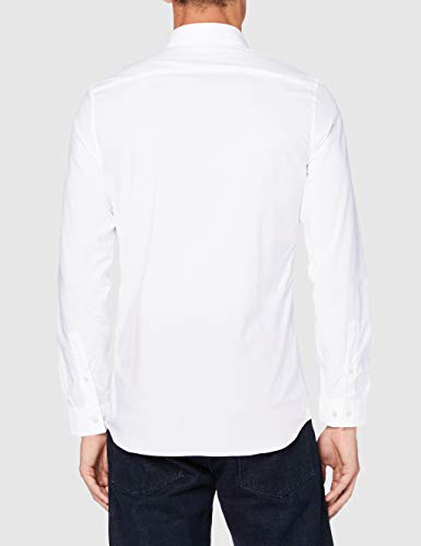Lacoste CH2668 Camisa, Blanc, M para Hombre