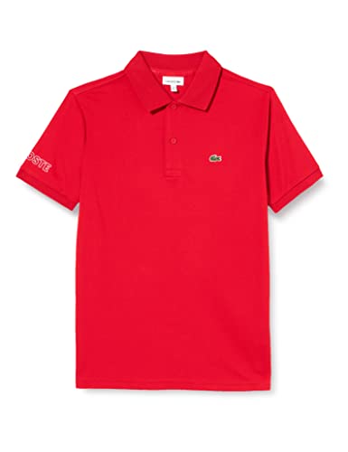 Lacoste DJ8141 T Shirt Polo, Rouge, 5 años para Niños