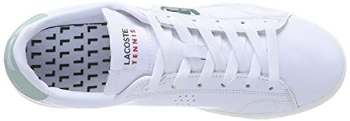 Lacoste Masters Classic 01211 SFA, Zapatillas Mujer, Wht/Lt Grn, 38 EU