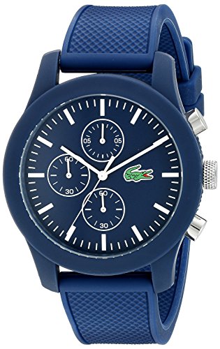 Lacoste Reloj Cronógrafo de Cuarzo para Hombre con Correa de Silicona, 2010824