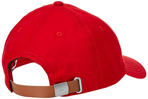 Lacoste RK4711 Gorra, Rouge, Talla única para Hombre