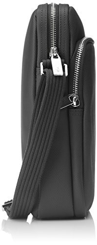 Lacoste Sac Homme Access Premium, Bolso de Hombro, Negro Negro, 26x6x22 cm (W x H x L)